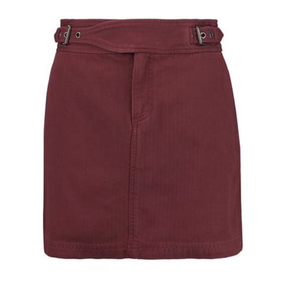 Marc by Marc Jacobs maroon mini skirt